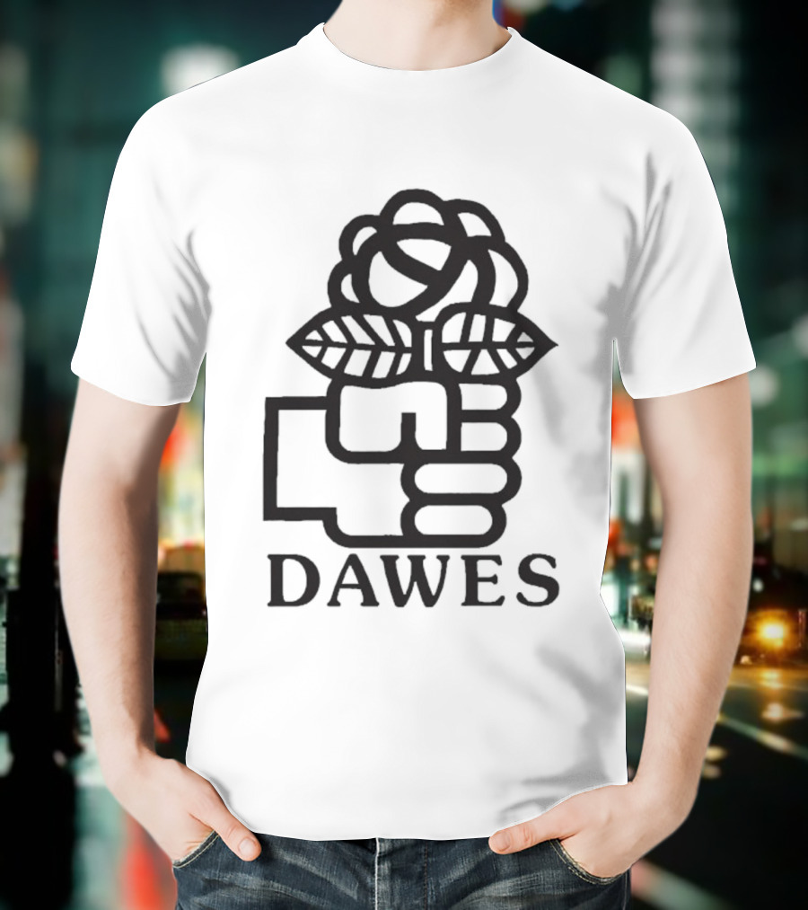 Dawes Rose Fist Symbol Icon T-Shirt