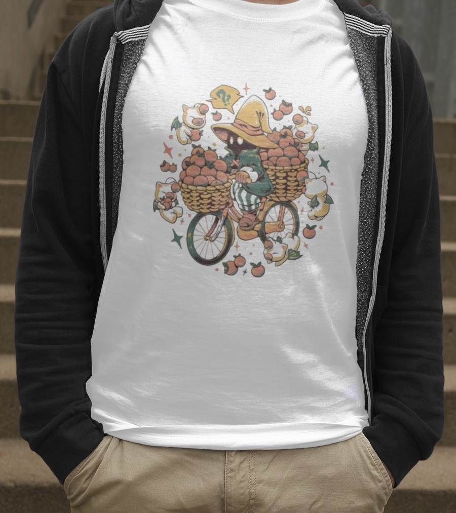 Eduardo Ely Side Quest Side Hustle Vivi Ornitier And Moogles Peach Basket Adventure T-Shirt