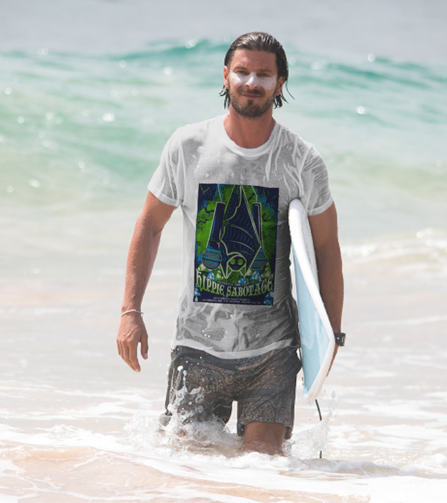 Hippie Sabotage Echoes Of Time Tour With Kembe X October 25 2025 The Caverns Grundy County TN T-Shirt