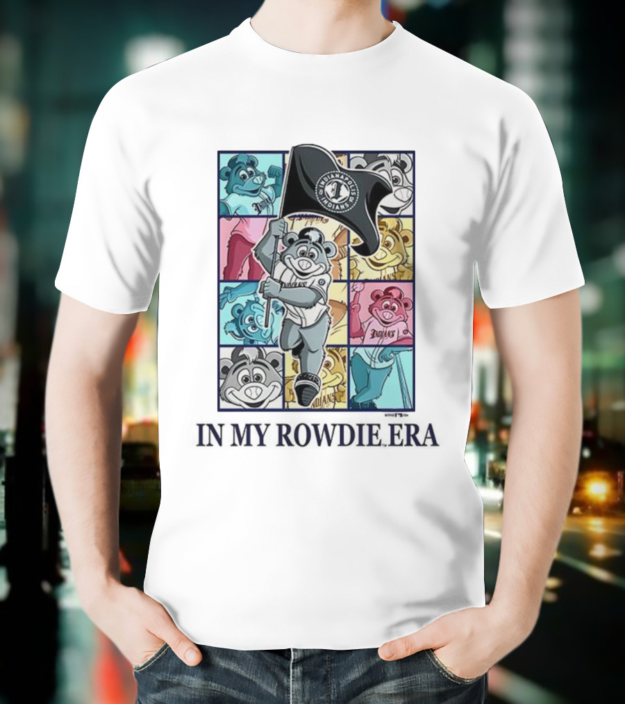 Indianapolis Indians Mascot In My Rowdie Era Fan Art T-Shirt