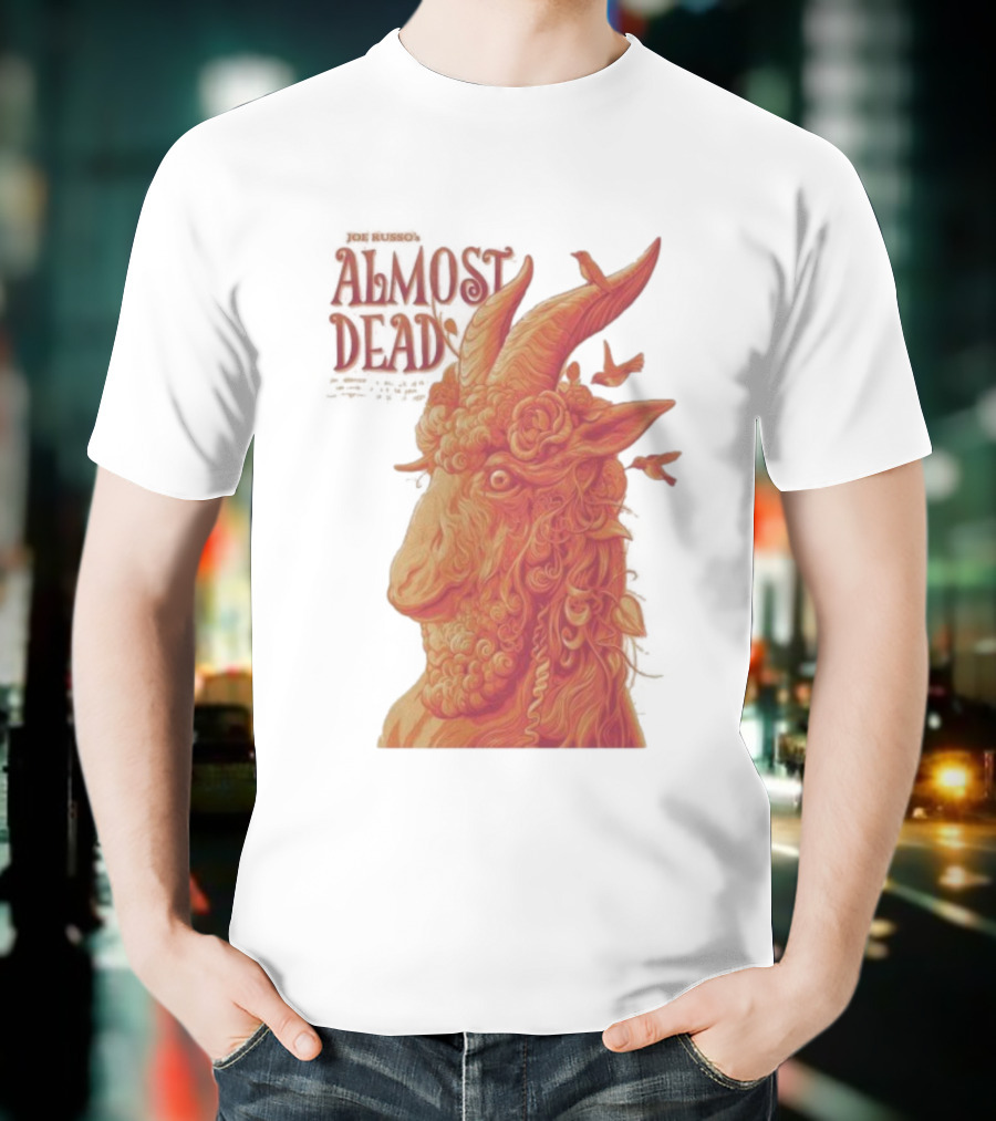 Joe Russo’s Almost Dead Oct 24 2025 Oakland CA Almost Dead Goat T-Shirt