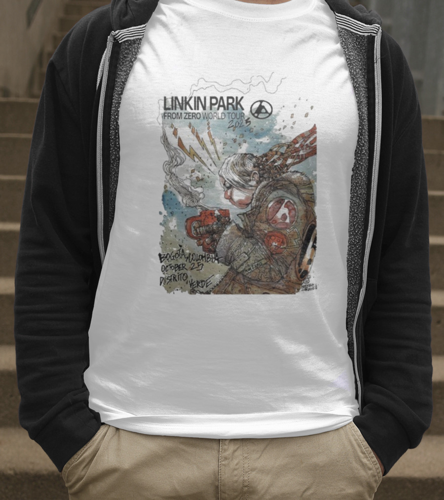 Linkin Park From Zero World Tour Bogota Colombia Distrito Verde October 25 2025 T-Shirt