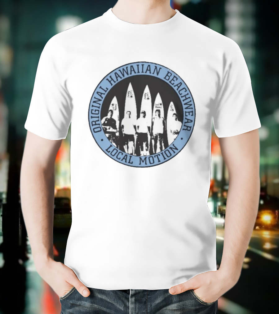Original Hawaiian Beachwear Local Motion Surfing Bruddahs T-Shirt