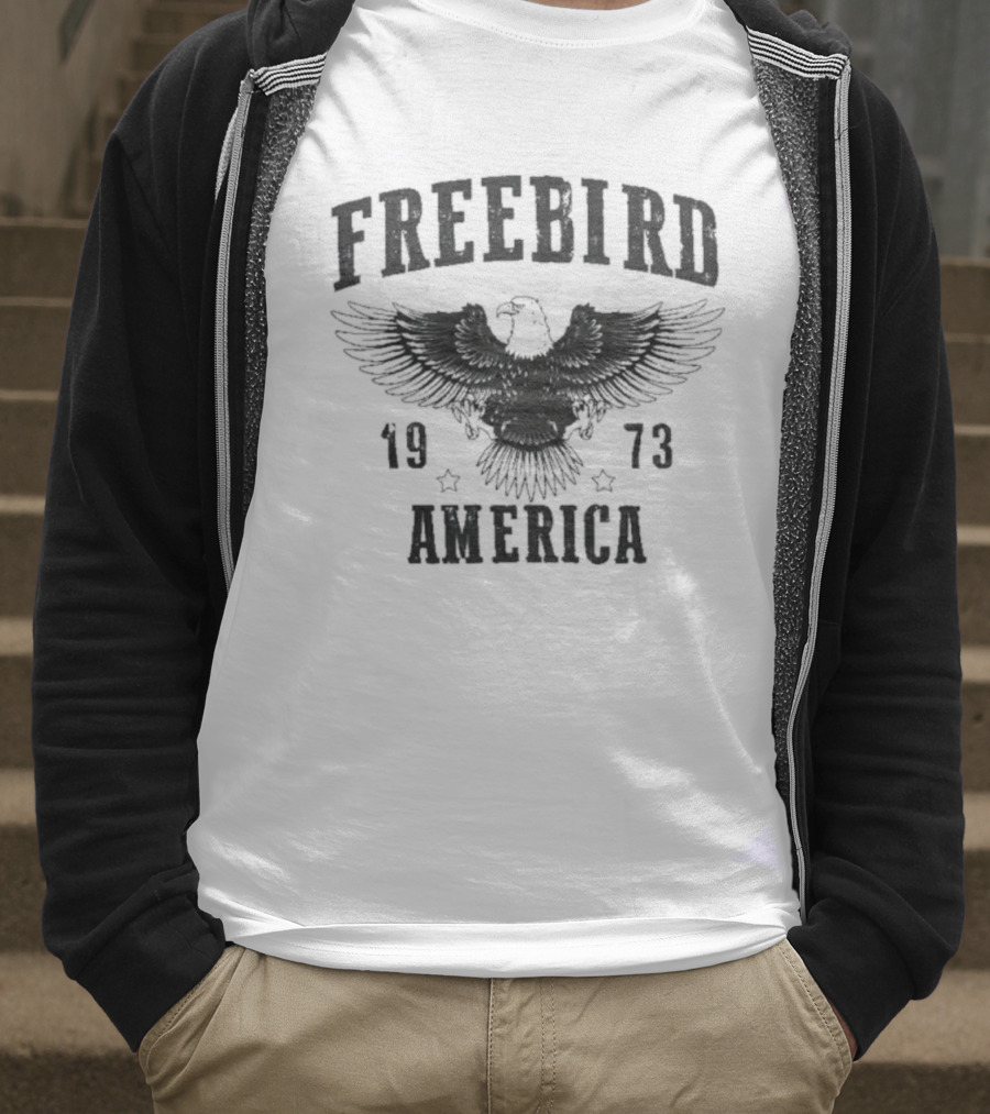 Freebird America 1973 Eagle Emblem T-Shirt