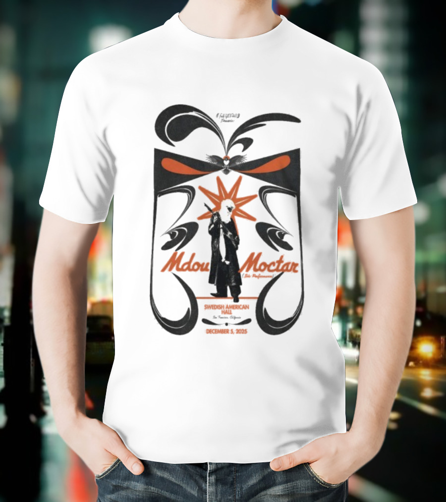 Mdou Moctar Live At Swedish American Hall Dec 5 2025 Tulip Records Event T-Shirt