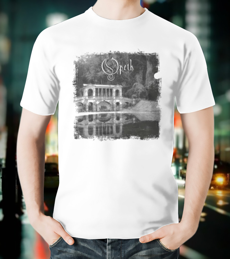 Opeth Morningrise Album Cover Art With Band Logo T-Shirt