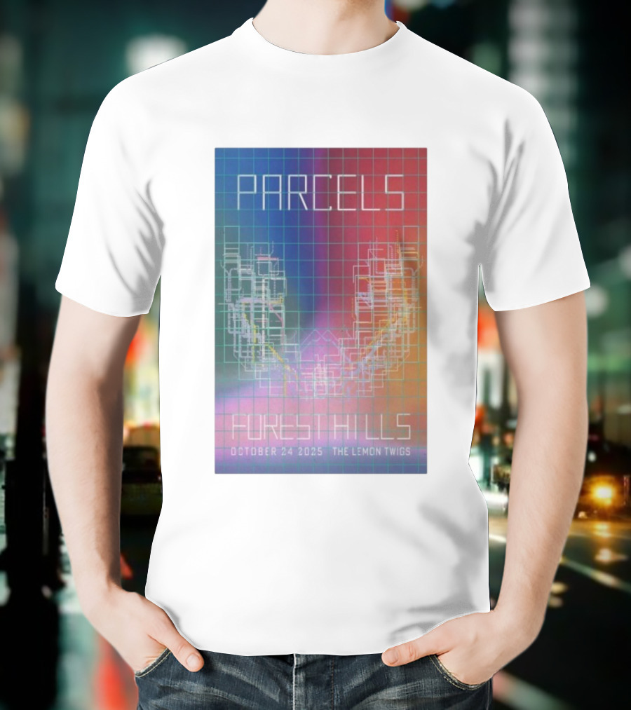 PARCELS Forest Hills October 24 2025 The Lemon Twigs Stadium Event T-Shirt