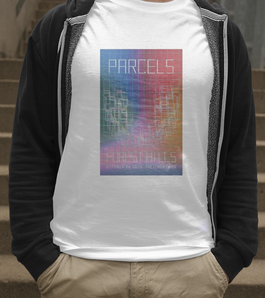PARCELS Forest Hills October 24 2025 The Lemon Twigs Stadium Event T-Shirt