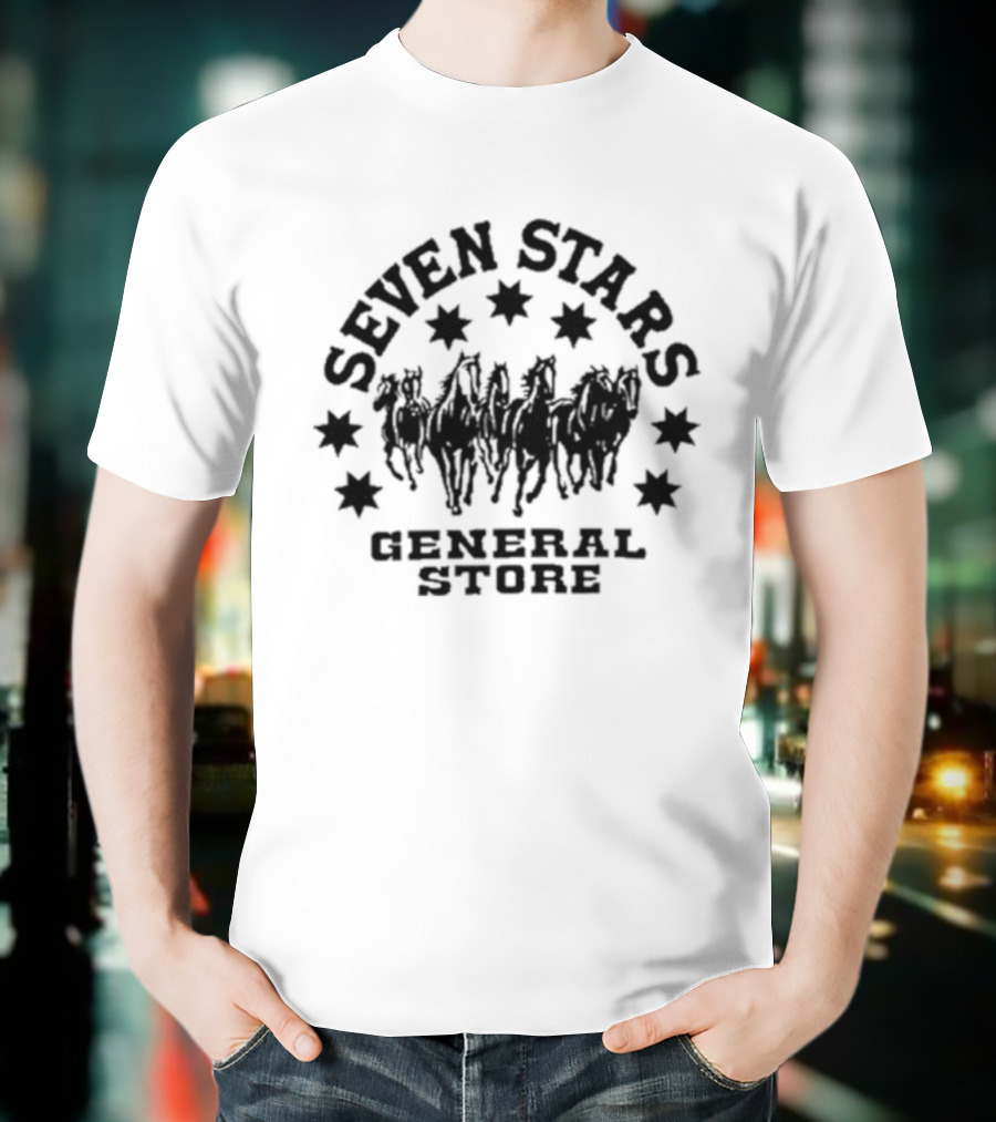 Seven Stars General Festival All Day All Night Dancing Cowboys T-Shirt
