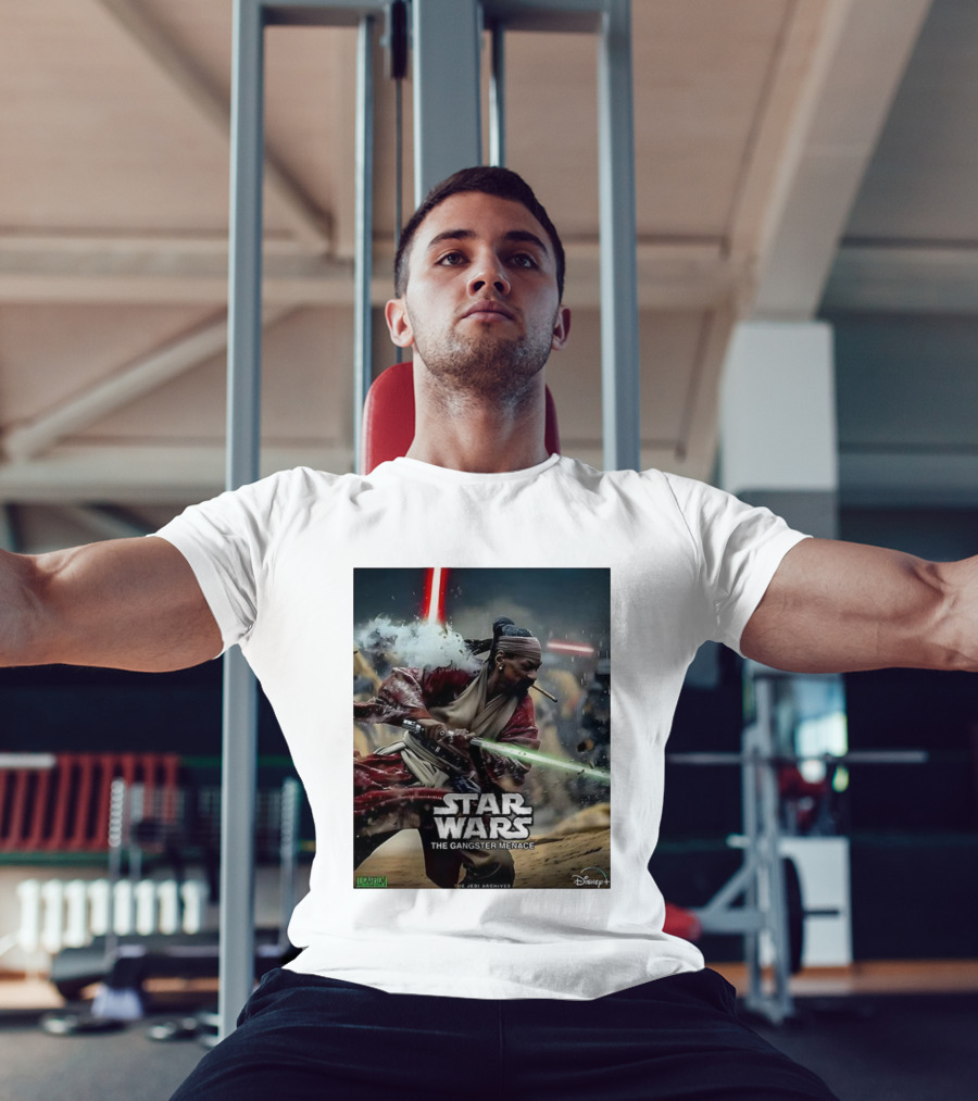 Star Wars The Gangster Menace Snoop Jedi Parody Disney T-Shirt