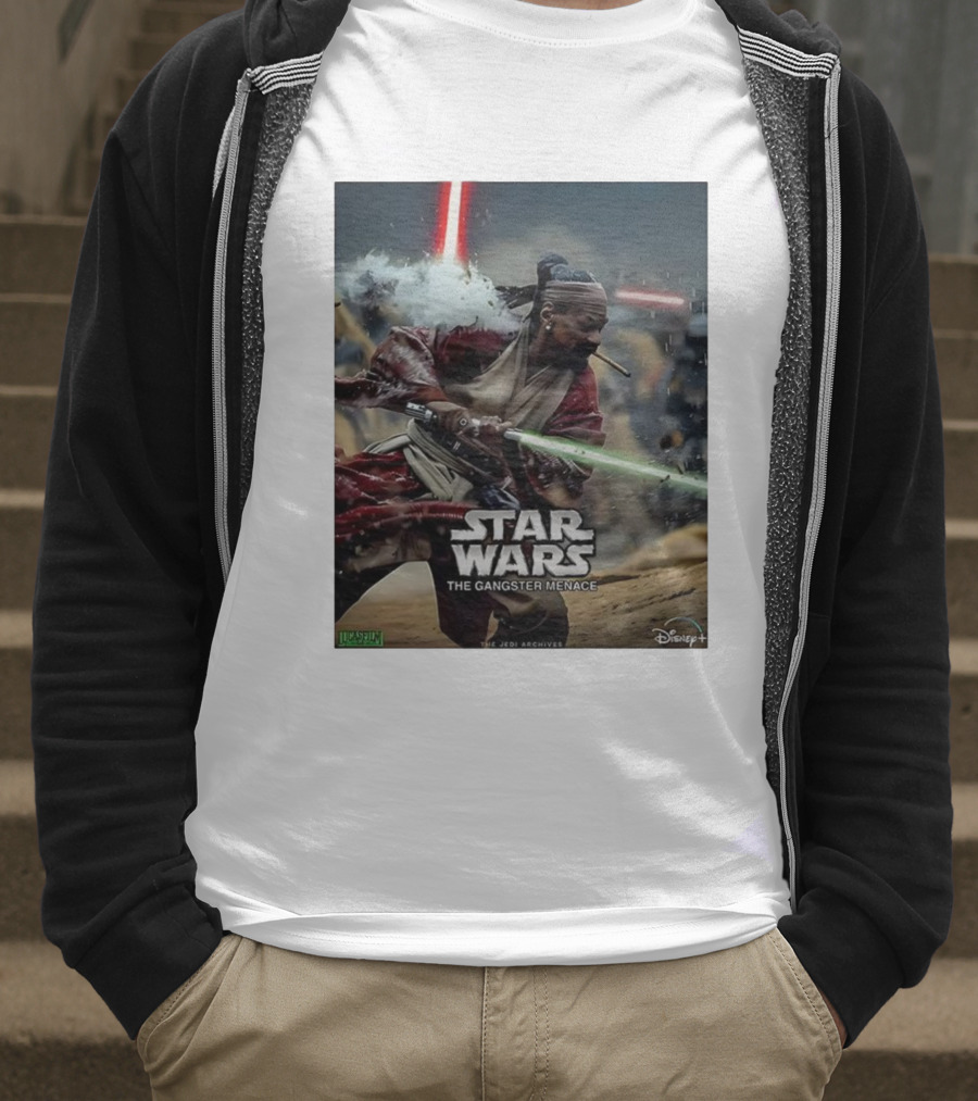 Star Wars The Gangster Menace Snoop Jedi Parody Disney T-Shirt