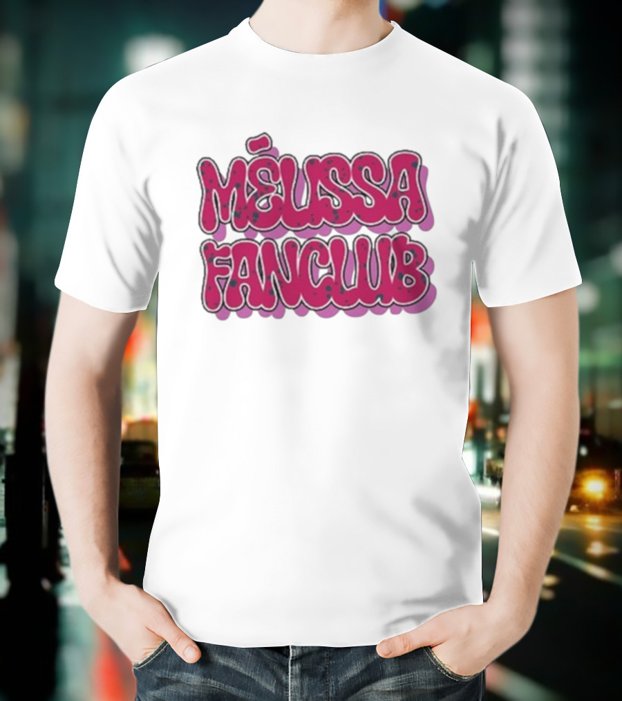 Melissa Fanclub Star Academy Plum Bubble Letters T-Shirt