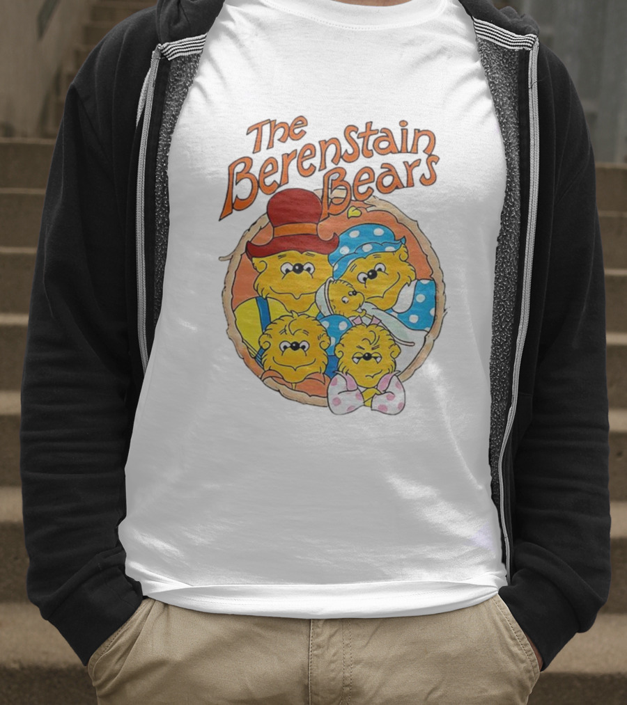 The Berenstain Bears Family Cartoon Nostalgia Vintage Style T-Shirt
