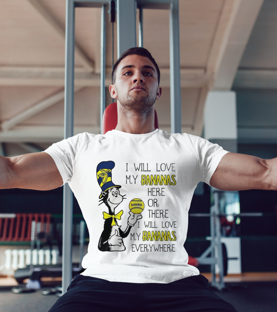 The Cat In The Hat Bananas Love My Bananas Everywhere T-Shirt