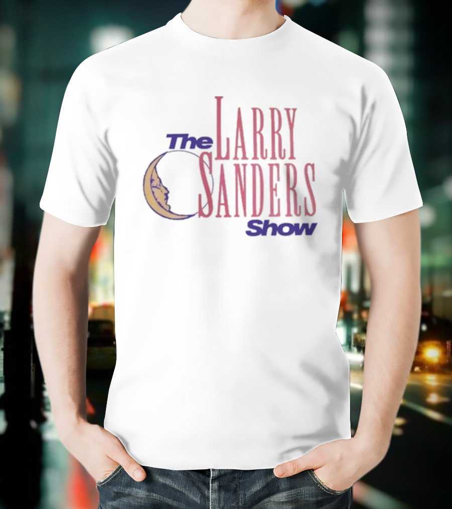 The Larry Sanders Show Crescent Moon Logo T-Shirt
