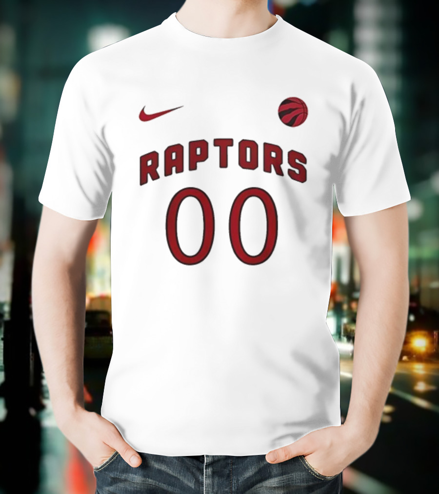 Nike Raptors 00 Toronto Basketball Mascot T-Shirt