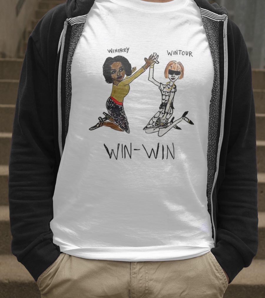 Winfrey Wintour High Five Fashion Icons T-Shirt
