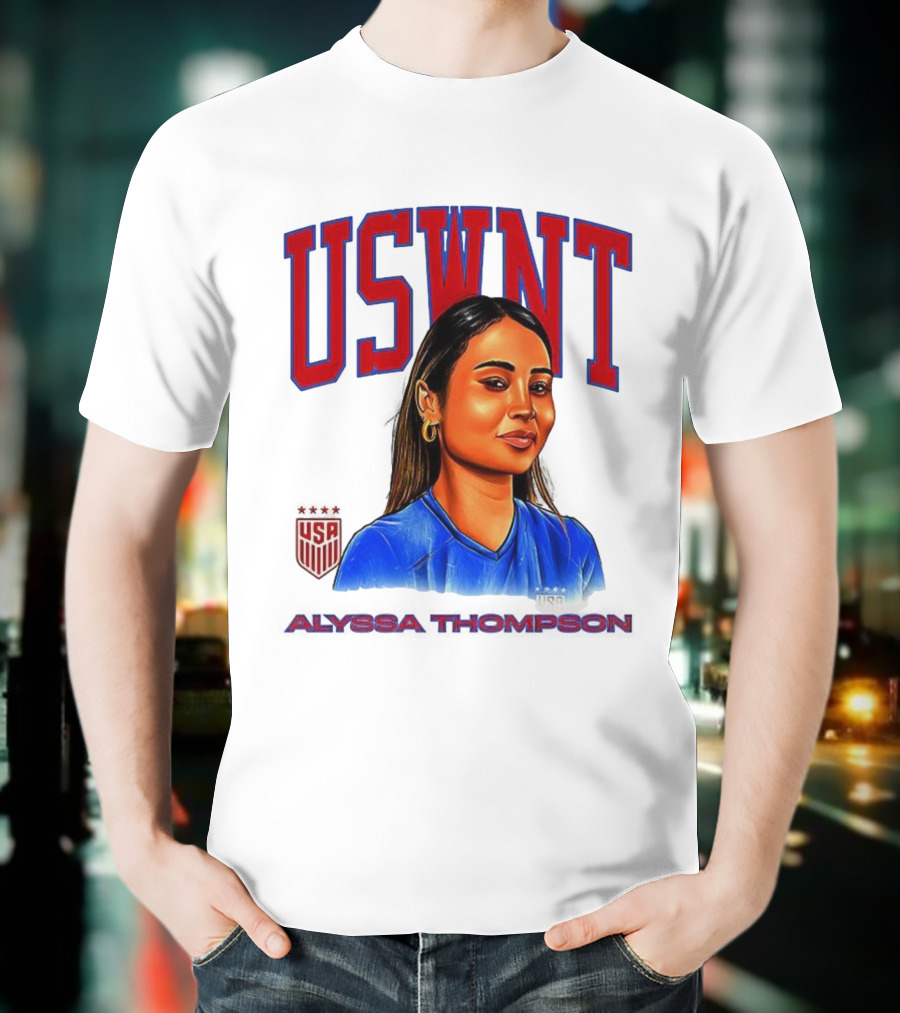 USWNT Alyssa Thompson United States Soccer Team T-Shirt