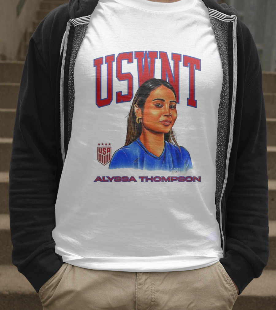 USWNT Alyssa Thompson United States Soccer Team T-Shirt