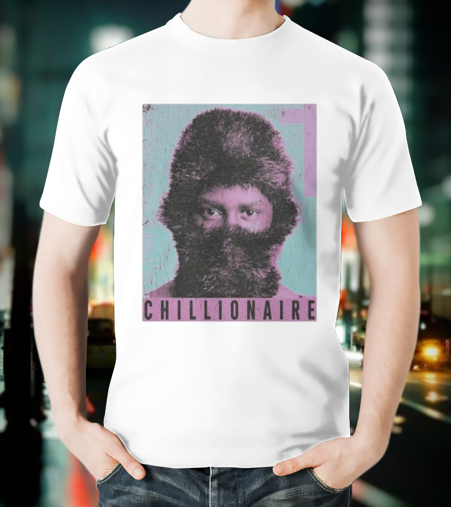 Benny Chill Chillionaire Furry Winter Hat Retro Style T-Shirt