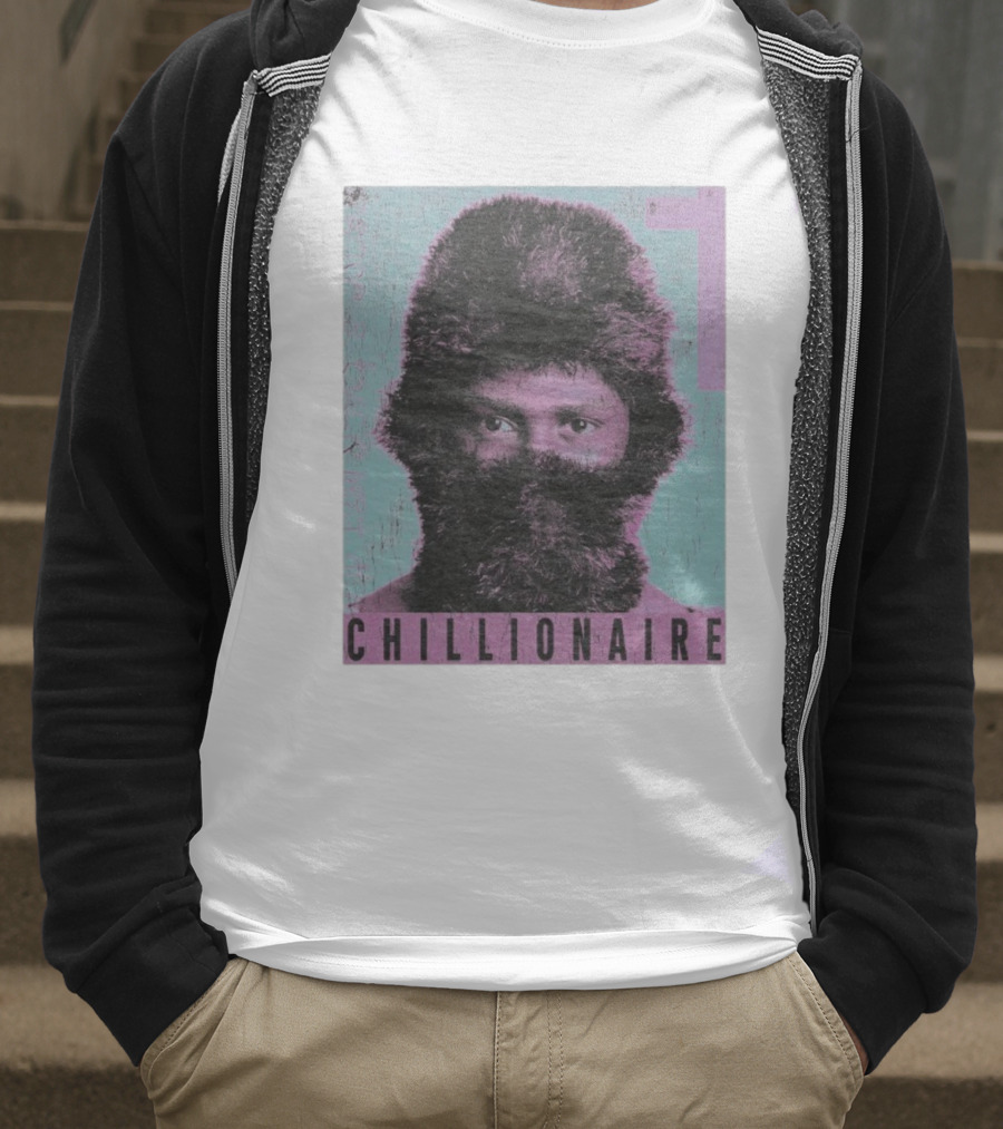 Benny Chill Chillionaire Furry Winter Hat Retro Style T-Shirt