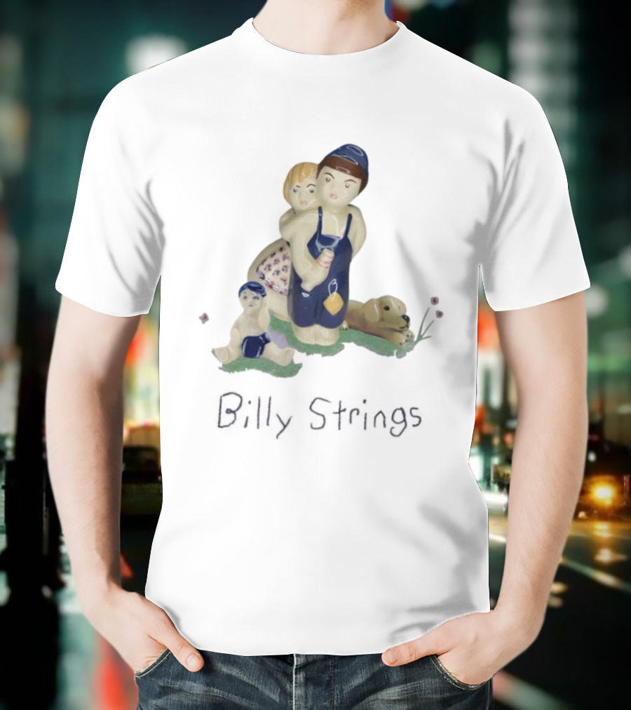 Billy Strings The Family Strings Figurine Style T-Shirt