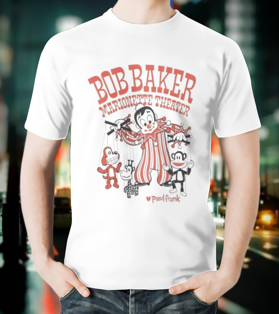 Bob Baker Marionette Theater Collaboration With Paul Frank Puppetry Characters T-Shirt