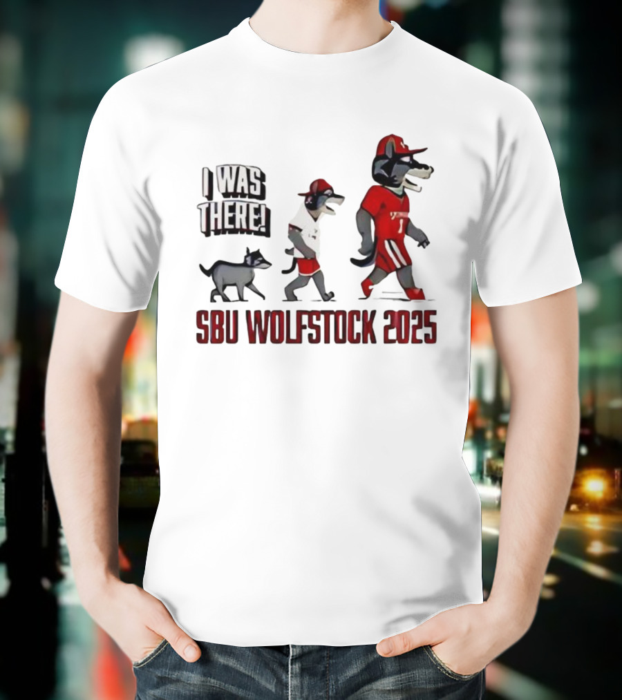 I Was There SBU Wolfstock 2025 Festival Event Celebration T-Shirt