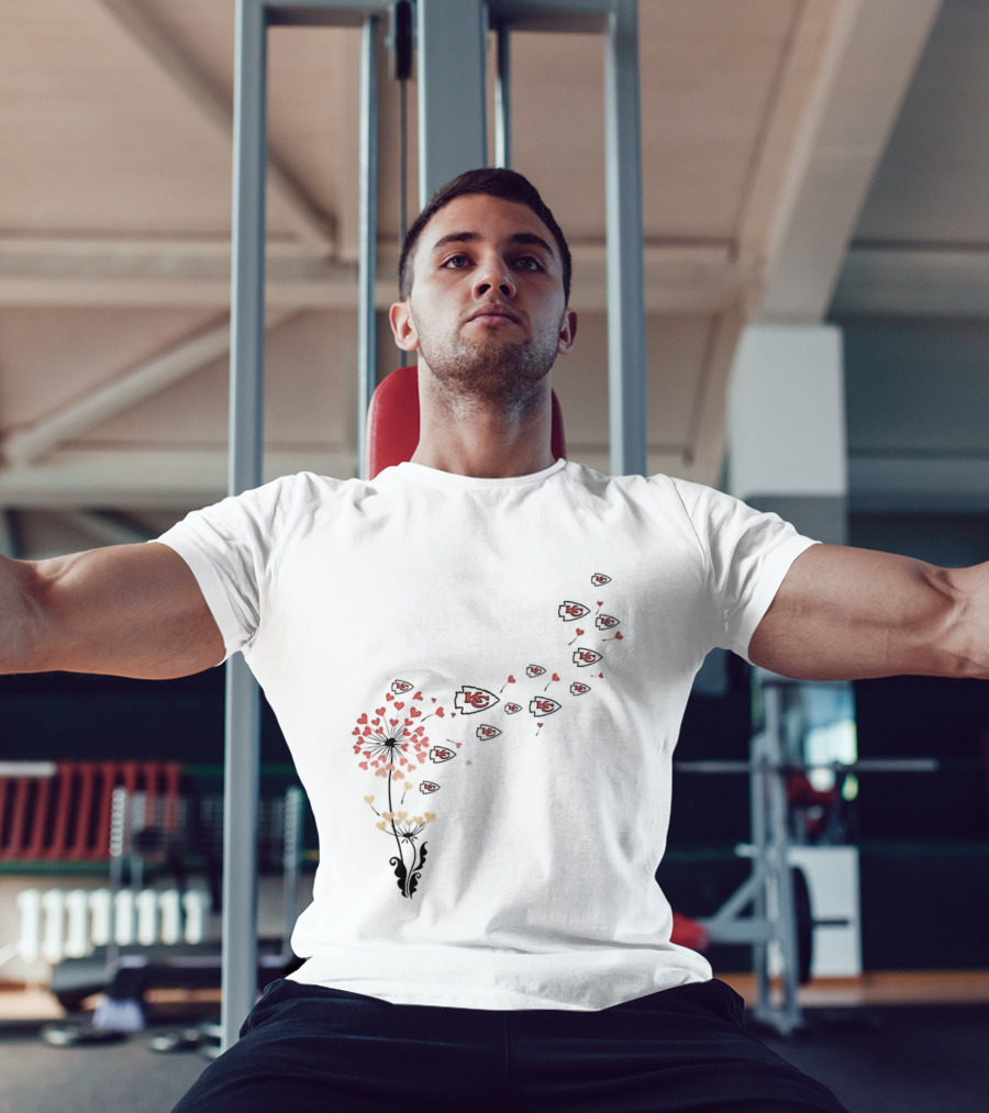 Kansas City Chiefs NFL Dandelion Football Lover Fan Apparel T-Shirt