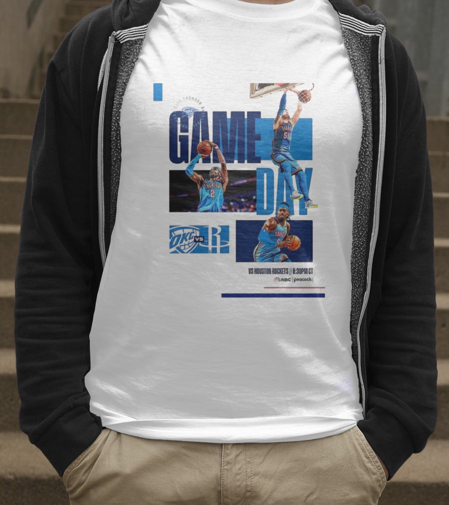 Oklahoma City Thunder Game Day NBA 2025 T-Shirt