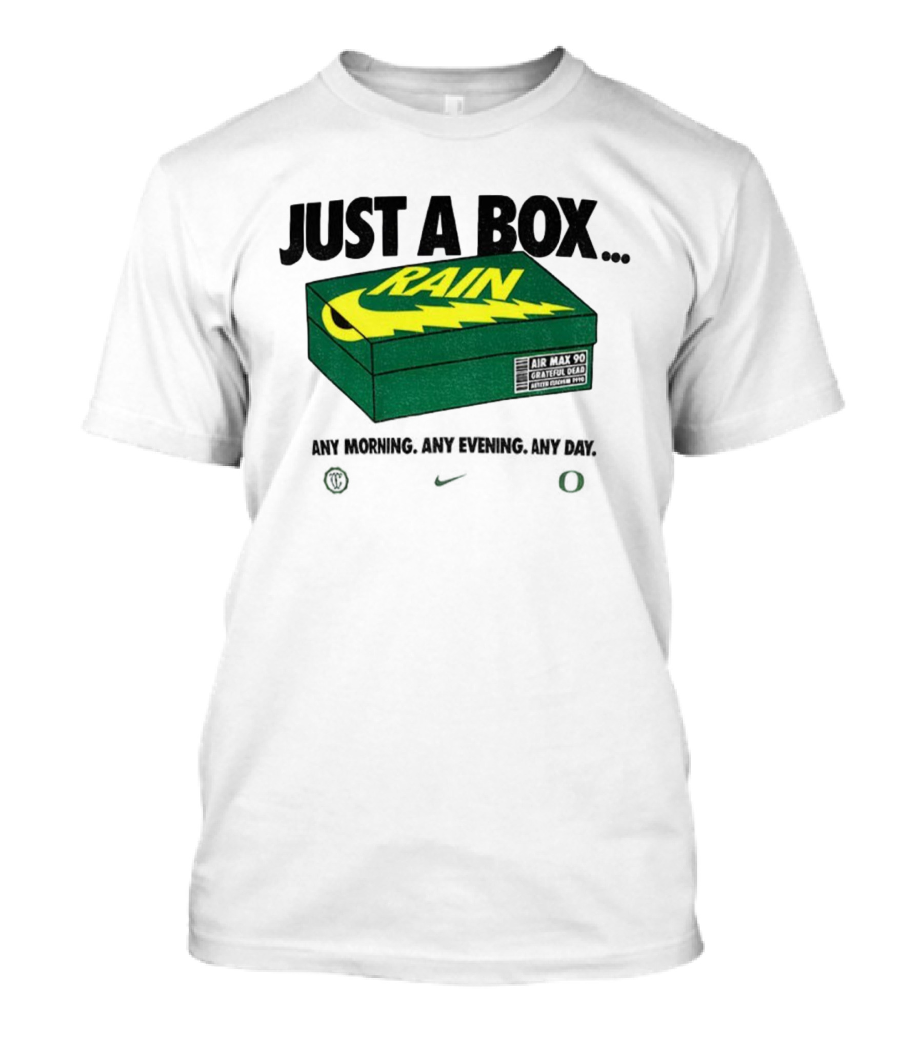 Just A Box Air Max 90 Grateful Dead Rain Box Of Rain T-Shirt