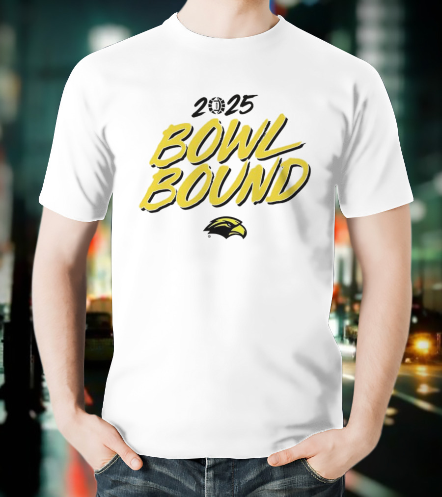 Southern Miss Golden Eagles 2025 Bowl Bound Football T-Shirt