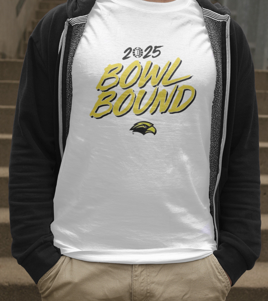 Southern Miss Golden Eagles 2025 Bowl Bound Football T-Shirt