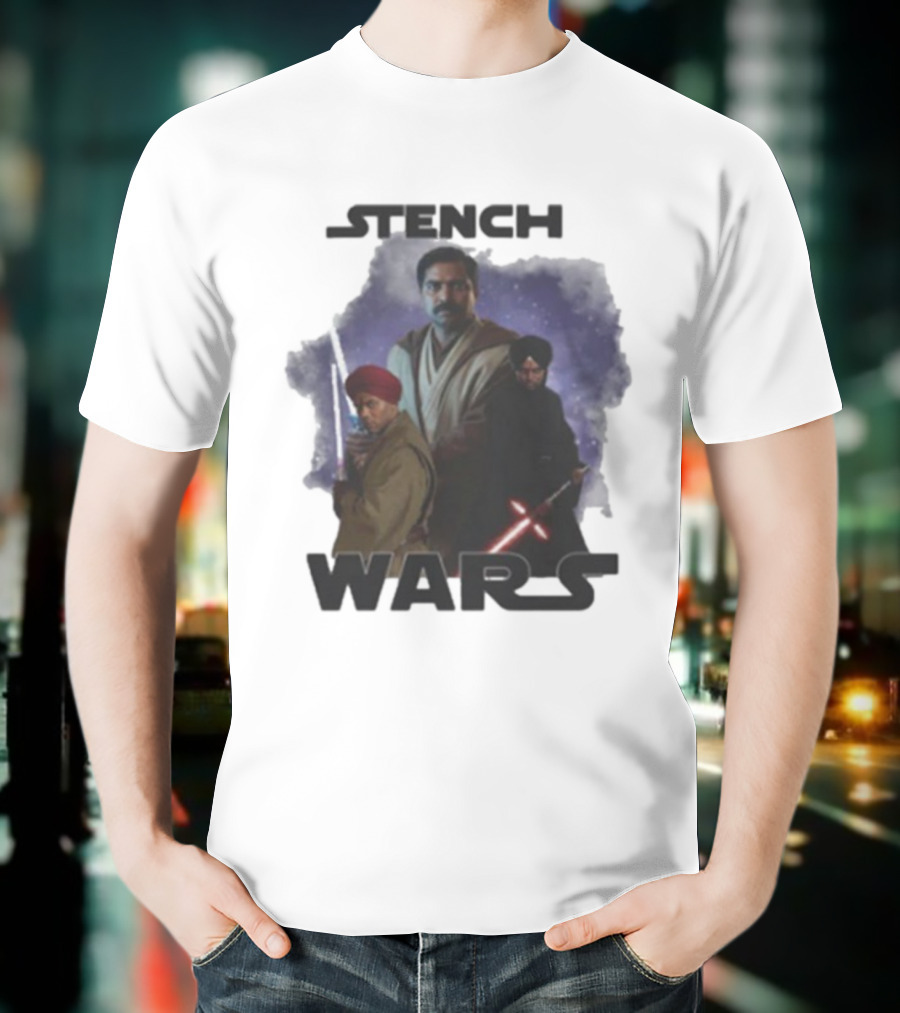 Stench Wars Star Wars Jedi And Sith Lightsaber Battle T-Shirt