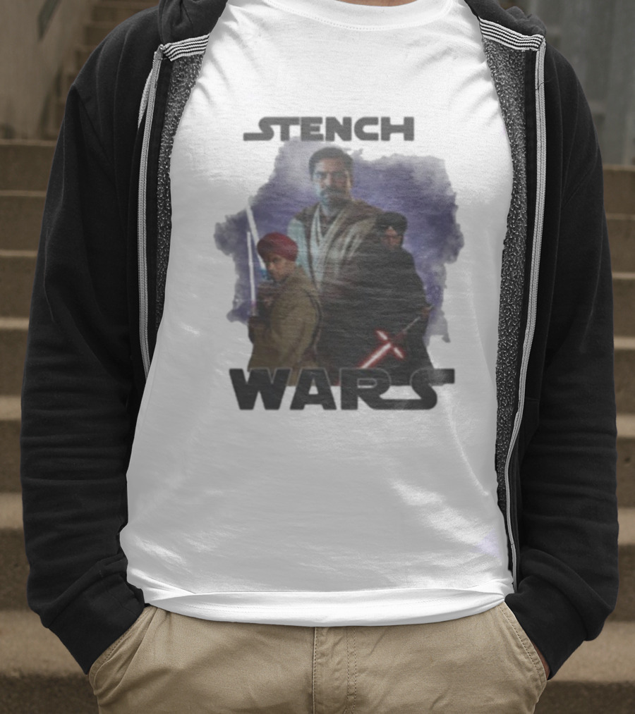 Stench Wars Star Wars Jedi And Sith Lightsaber Battle T-Shirt