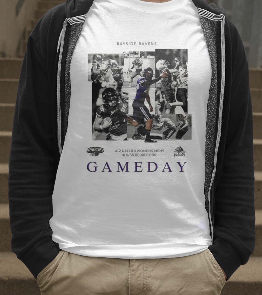 Baltimore Ravens Vs Chicago Bears NFL Rivalry 2025 Gameday T-Shirt