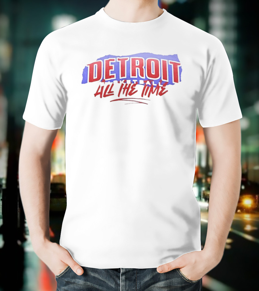 Detroit Pistons Basketball All The Time NBA Playoffs Game Day 2025 T-Shirt