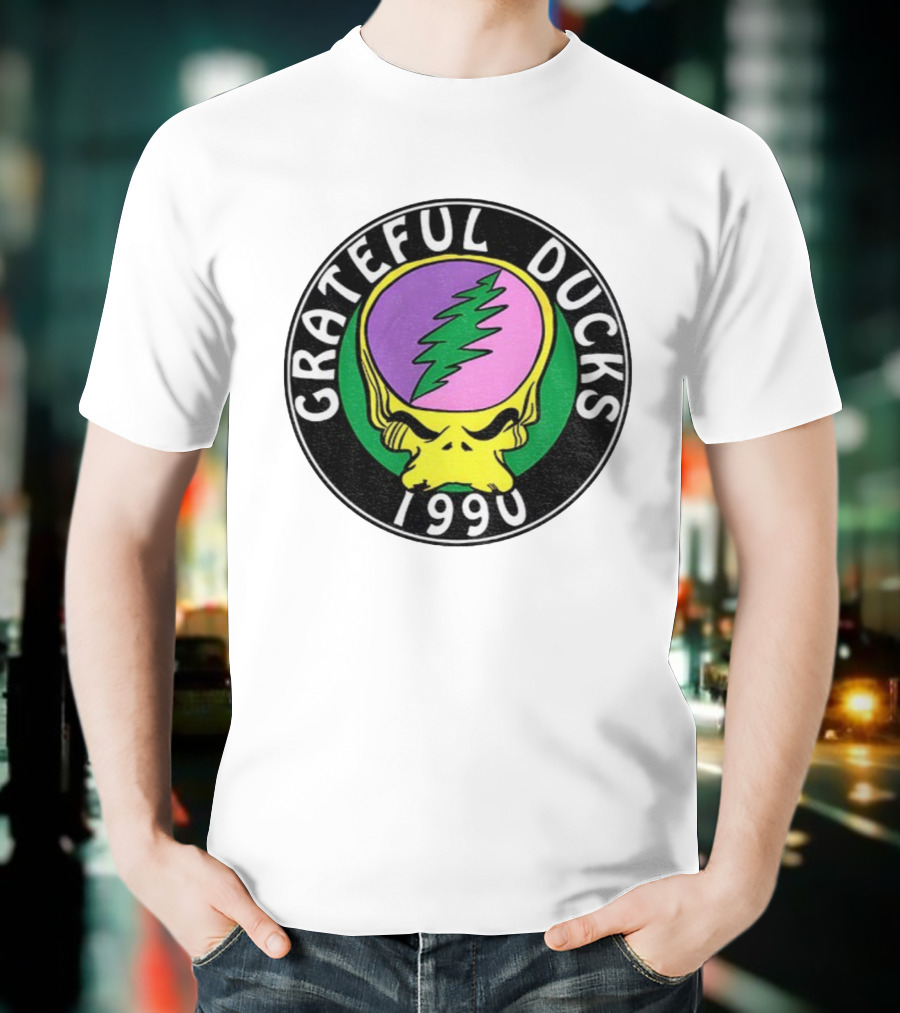 Grateful Ducks 1990 Football Game Day Grateful Dead X Oregon Ducks T-Shirt