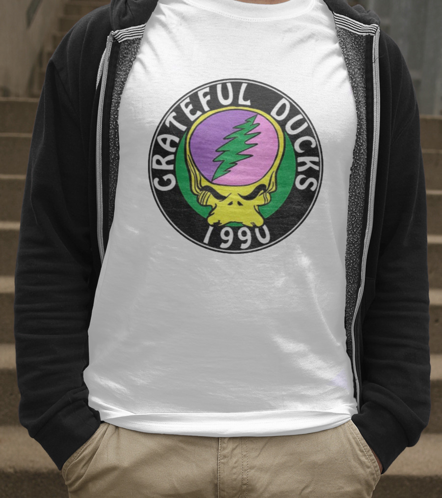 Grateful Ducks 1990 Football Game Day Grateful Dead X Oregon Ducks T-Shirt