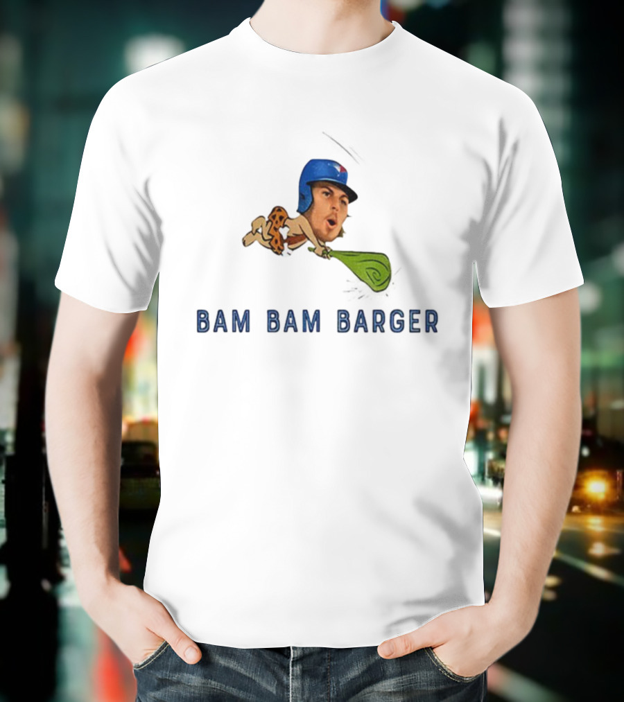 Davis Schneider Toronto Blue Jays Bam Bam Barger MLB Baseball Meme T-Shirt
