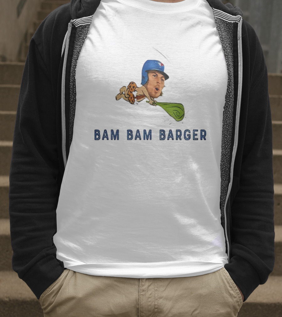 Davis Schneider Toronto Blue Jays Bam Bam Barger MLB Baseball Meme T-Shirt