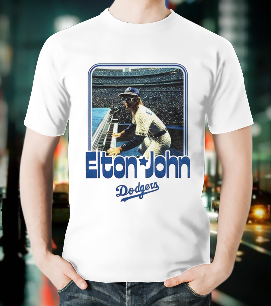 Elton John Dodgers Stadium Concert MLB Baseball Dodgers T-Shirt