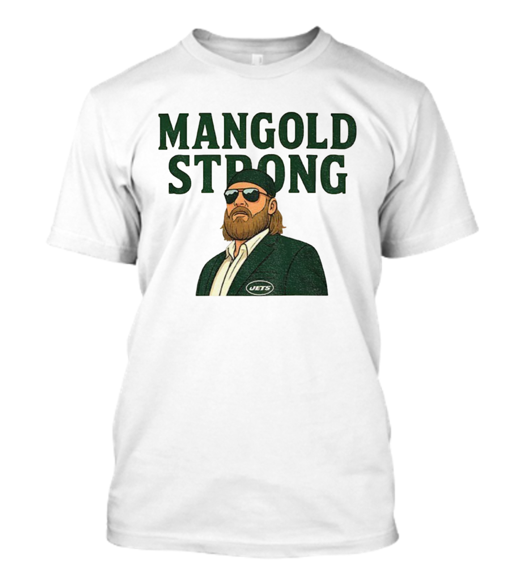 Mangold Strong New York Jets Nick Mangold Tribute T-Shirt