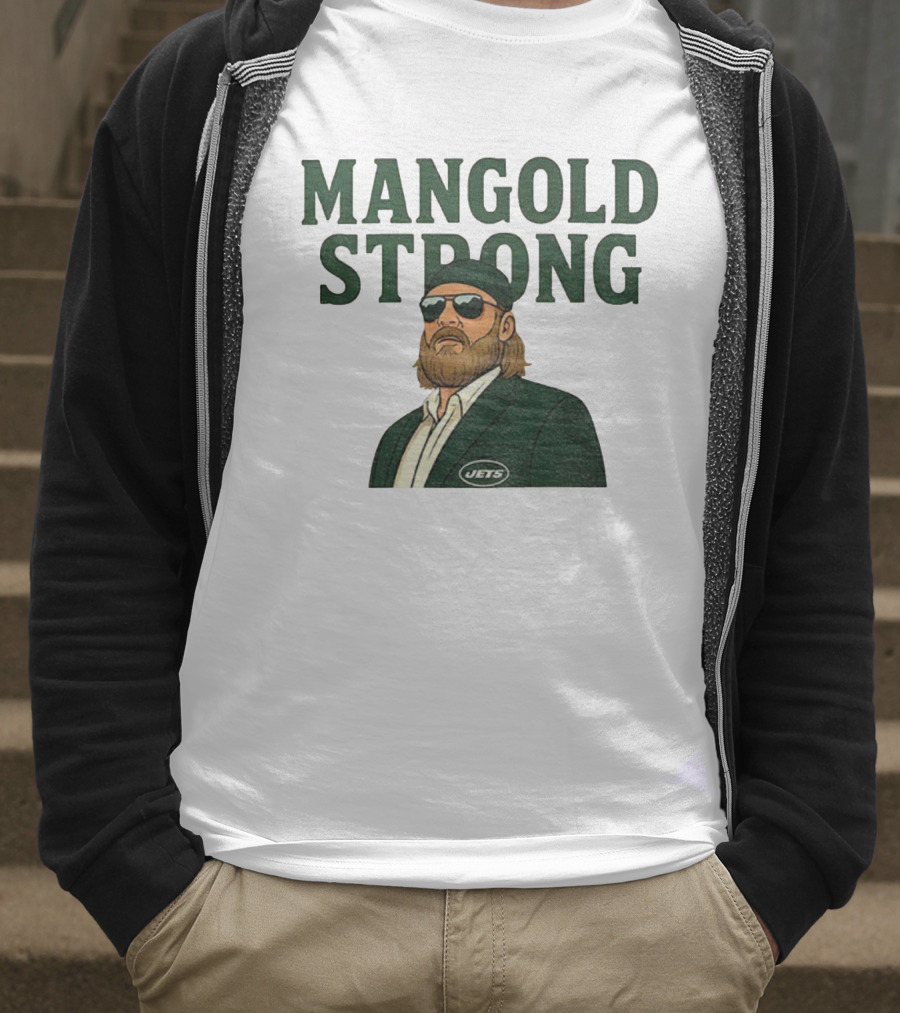 Mangold Strong New York Jets Nick Mangold Tribute T-Shirt