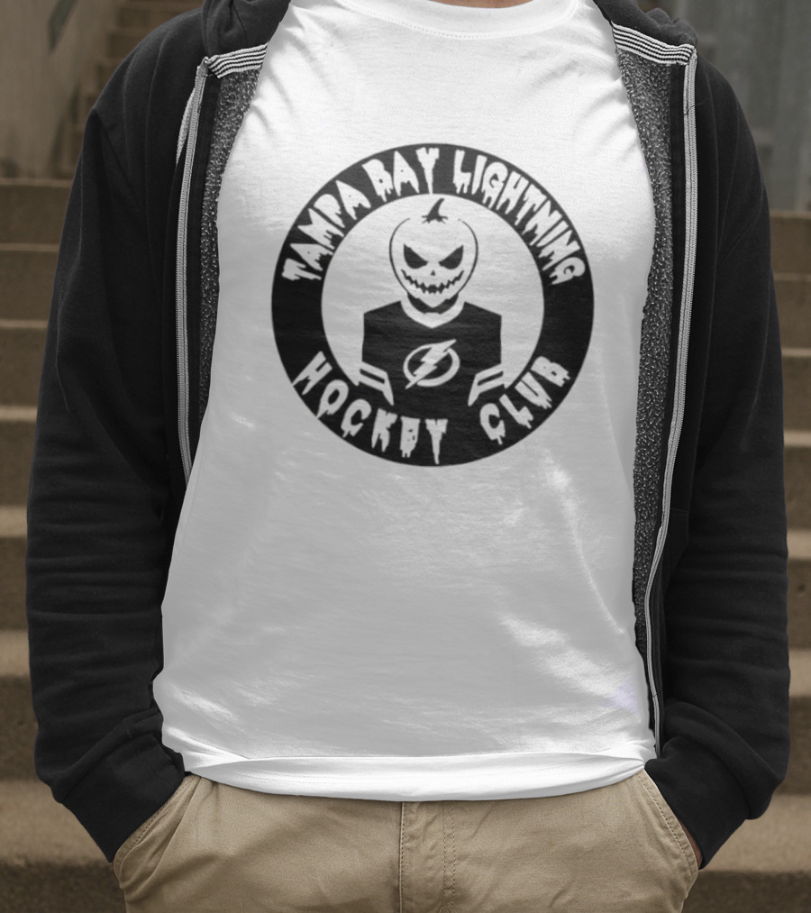Tampa Bay Lightning Hockey Club Pumpkin T-Shirt