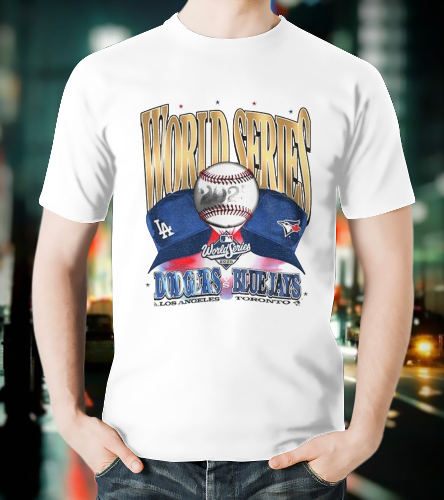 World Series 2025 Dodgers Vs Blue Jays MLB Showdown T-Shirt