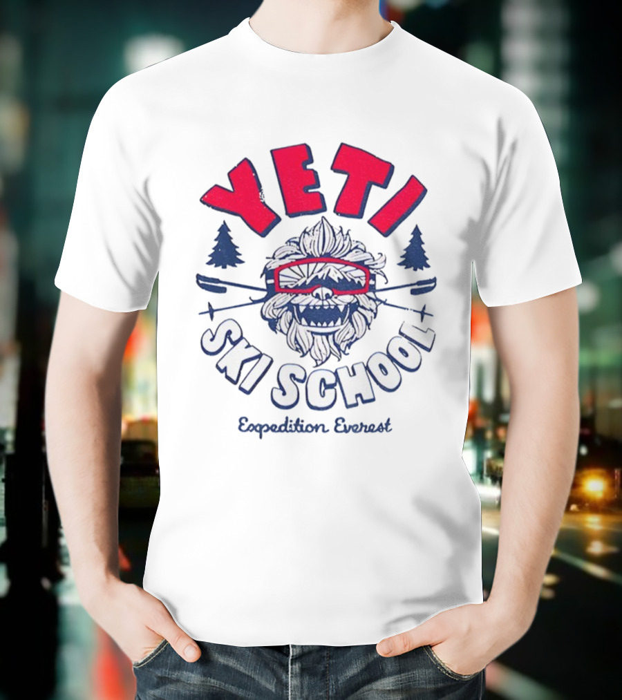 Yeti Ski School Expedition Everest Vintage Disney T-Shirt