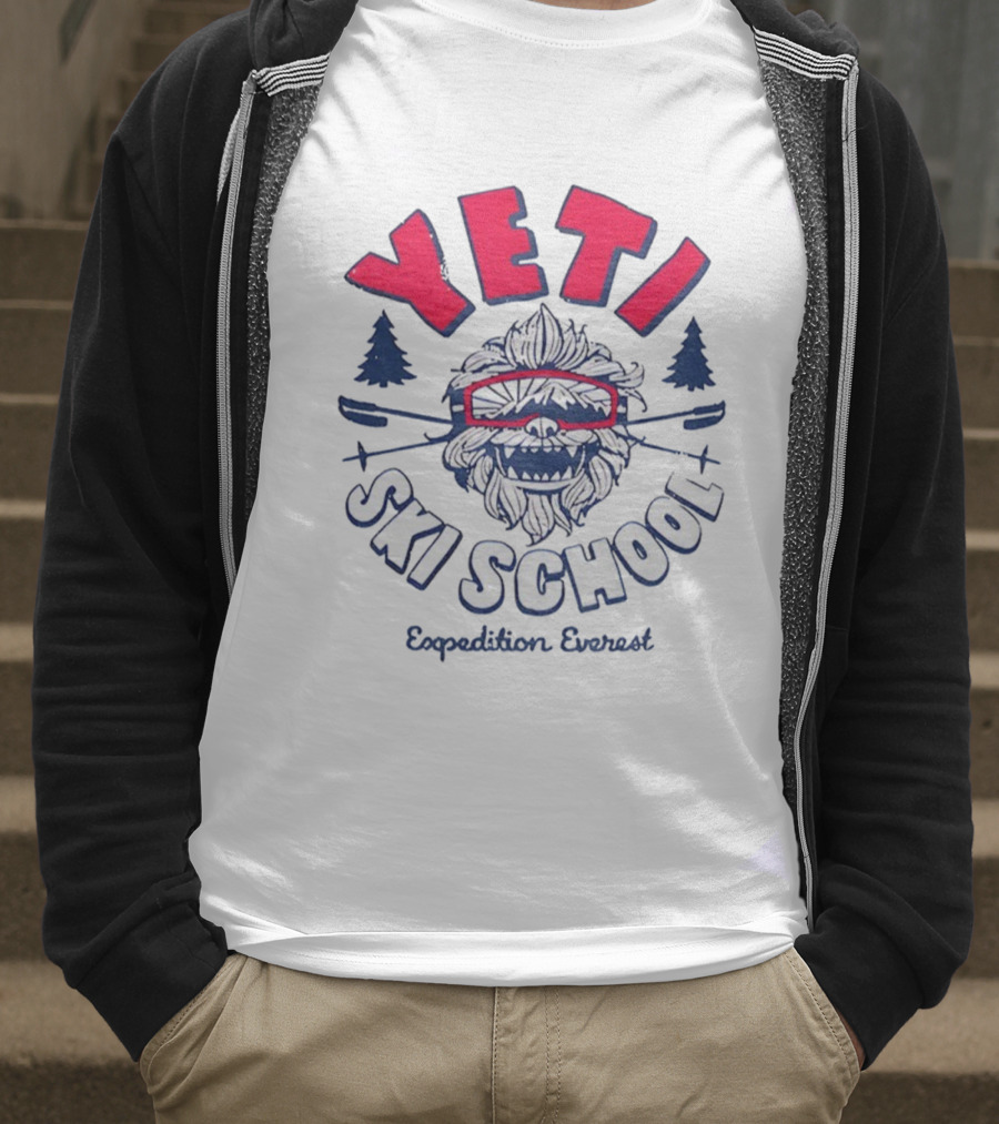Yeti Ski School Expedition Everest Vintage Disney T-Shirt