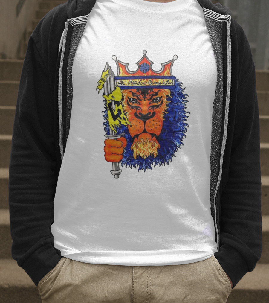 All For Cincy Lion Sword The Pride Crown Flame T-Shirt