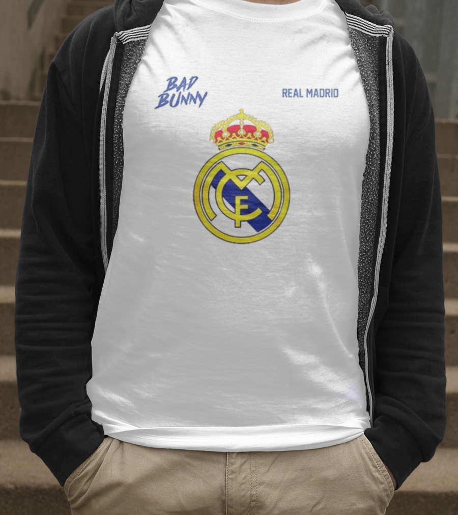 Bad Bunny Vs Real Madrid Benito Bowl Signature Football Challenge T-Shirt